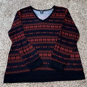 Red and Black Sweater❤️🖤